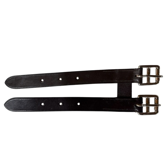 NWOT Leather Girth Extender Darker Havana Brown - Picture 2 of 3